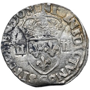 Henry III of Valois, 1/4 ecu 1583, St. Lo