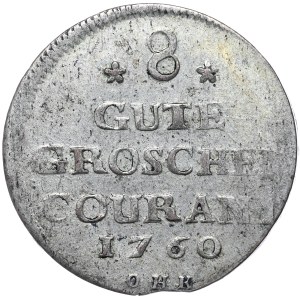 Pomerania under Swedish rule, Adolf Friedrich, 8 gute groschen 1760 OHK, Strzalow