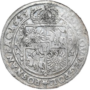 John II Casimir, ort 1655, Poznań