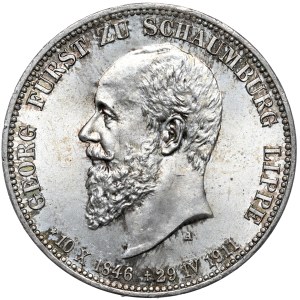Deutschland, Schaumburg-Lippe, 3 Mark 1911 A, Berlin, posthume Ausgabe