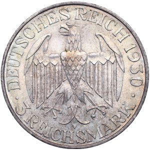 Germany, Weimar Republic, 3 marks 1930 A, Berlin, Graf Zeppelin