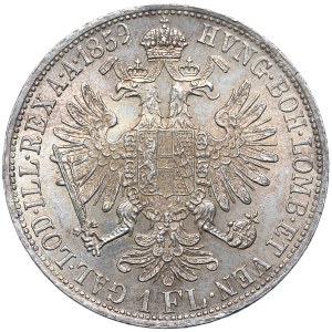 Austria, Franz Joseph I, 1 florin 1859 A, Vienna