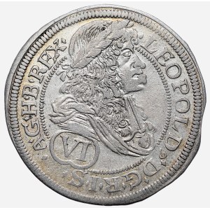 Austria, Leopold I, 6 krajcars 1687, Vienna