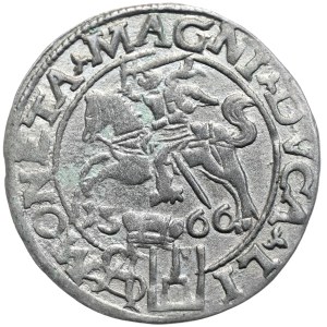 Sigismund II Augustus, Grosz per Polish foot 1566, Tykocin, L/LI