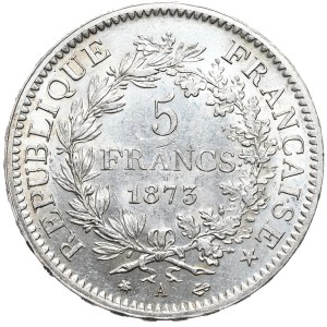 Frankreich, 5 Francs, 1873, Hercules, A, Paris