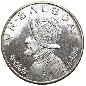 Panama, 1 balboa 1966, mirror stamp