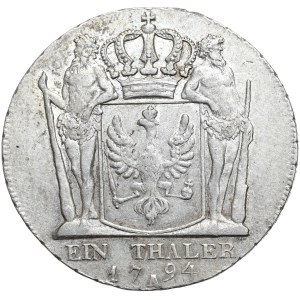 Germany, Prussia, Frederick William II, 1794 A thaler, Berlin