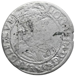 John II Casimir, sixpence 1662 GBA, Lviv, bows. Very rare