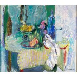 Juliusz Joniak (1925 Lviv - 2021 Krakow), "Still Life with Grapes," 1997.