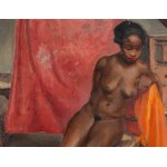 Stanislaw Borysowski (1901 Lviv - 1988 Torun), Nude in a studio, ca. 1935