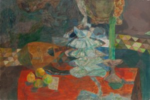 Edmond Niemczyk (1922 Merlebach - 2009 Monako), Martwa natura z lutnią