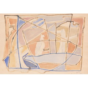 Maria Ritter (1899 Nowy Sącz - 1976 Nowy Sącz), Abstract composition