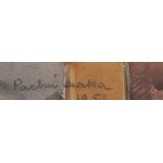 Hanna Pachniewska-Betley (1910-1987), Composizione con violino e maschera, 1951