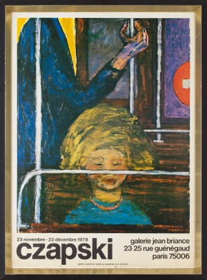 Plakat wystawy Józefa Czapskiego w Galerie Jean Briance w Paryżu, 1978