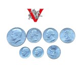 USA , Lot 7 coins from 1965