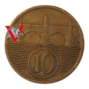 Czechoslovakia First Republic, 10 Halier 1930, Halers, Beautiful Condition