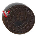 Fascist Slovakia, 20 Halierov 1941 , Halerzy, Very Nice