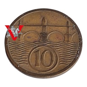 Czechoslovakia First Republic, 10 Halier 1931, Halers, Beautiful Condition