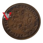 Československo Prvá republika, 10 halierov 1934, haliere, krásny stav