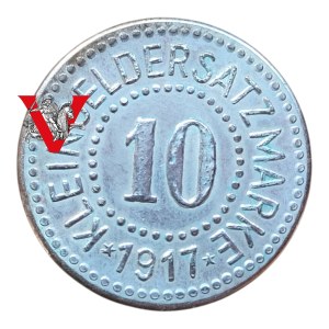 Ilawa, Deutsch-Eylau, 10 fenig 1916 Round, MINT, Rare
