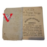 Legitimation - nobleman's identity card from the time of partitions, 19th century / Kaliska Gubernia - Russian Empire