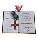 Warsaw Uprising - Partisan Cross 1994 signature Walesa- Czata 49 - Confederation of the Polish Nation.