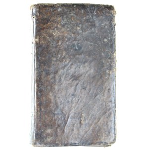 Leather cover with title page of the work Officia Sanctorum Propria, Vilnius 1731 (102)