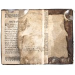 Leather cover with title page of the work Officia Sanctorum Propria, Vilnius 1731 (102)