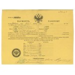 Passport, Jablonna near Warsaw, 1876 (204)