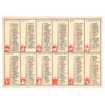 Reklamní kalendář, Varšava 1934 (209)