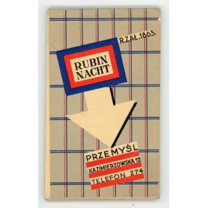 Reklamní kalendář, Przemyśl 1934 (221)