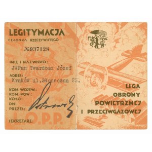LOPP pass, Krakow 1932 Membership stamps (238)