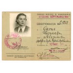 GG, card for a nurse, Warsaw 1941 (302)