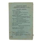 Regulamin Wewnętrzny. Służba Koszarowa i Garnizonowa. Wydawnictwa Wojskowe Departamentu Wojskowego N. K. N. Piotrków, marzec 1916 (544)