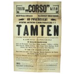 Radom, cinema poster of "Corso" cinema. Film entitled "That One" based on the novel by Gabriela Zapolska, circa 1920 (274)