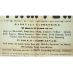 Radom, cinema poster of "Corso" cinema. Film entitled "That One" based on the novel by Gabriela Zapolska, circa 1920 (274)