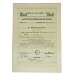 Group of documents of a clerk of the Bank of Poznań Credit Lands (275)