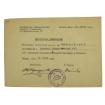 Group of documents of a clerk of the Bank of Poznań Credit Lands (275)
