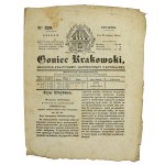 Cracow Goniec Krakowski, Journal No. 320, December 29, 1831. [November Uprising] (655)