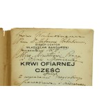 Bandurski, W. bishop dr. - Blood sacrificial honor. Warsaw 1928, dedication (183)