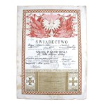 A set of documents after a corporal from the 26th PAP, Skierniewice. Legitimation for regimental badge 1934 (972).