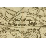 Copperplate 1696r, Samuel von Pufendorf, Forks of the Vistula and Nogat River (868)
