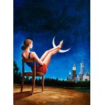 Rafał Olbinski (b. 1943 Kielce), "Third dimension of time - New York".