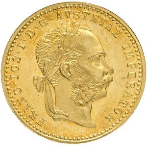 Austria Hungary FRANZ JOSEPH I. 1848-1916, 1 Ducat 1885 Vienna