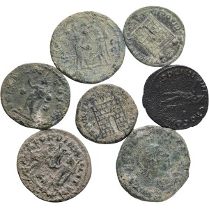 Lot 7 coins Antika Roman Empire cooper , bronze not cleaned