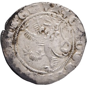 Bohemia John I von Luxemburg 1310-1346 , Prague Groschen ND 1310-46 Kuttenberg empty two ring !!!