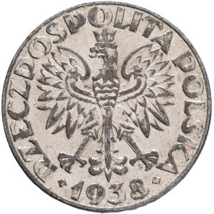 50 Grozsy 1938 Nickel plated Iron; German Occupation WW II