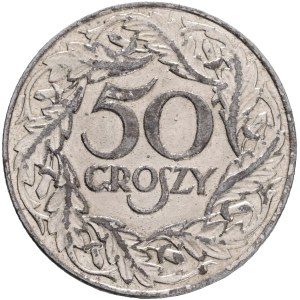 50 Grozsy 1938 Nickel plated Iron; German Occupation WW II