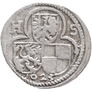 Brandenburg-Bayreuth CHRISTIAN 1603-1655, 1/2 Kreuzer 1623 HS mint Kulmbach, Ag. 0,48g irregular, mintmaster Heinrich Straub Jr.