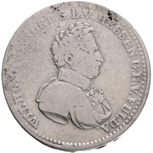 Hesse-Cassel WILHELM II. 1821-1847, 1/3 Thaler 1825, KM#578, Ag.625 8,50g 25mm